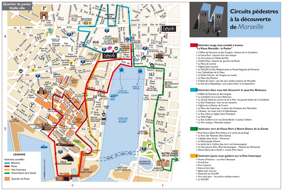 マルセイユの観光地図pdf
