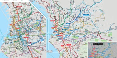 マルセイユバス路線図