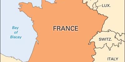 はマルセイユフランスの地図